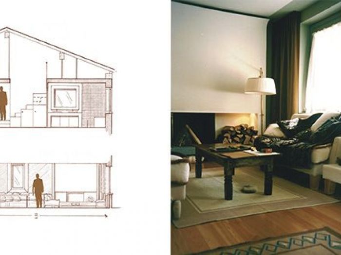 Archisio - Rb Studio - Progetto Appartamento in montagna la thuile