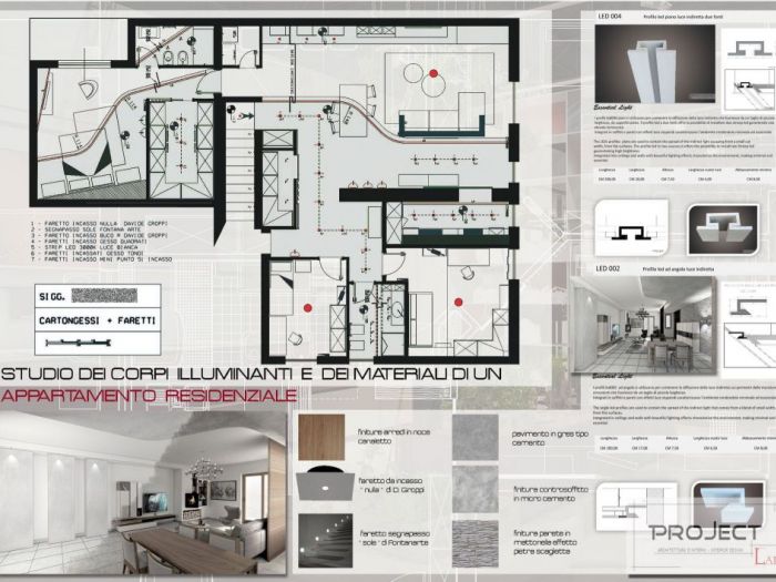 Archisio - Alberto Lapenna - Progetto Appartamento residenziale in puglia