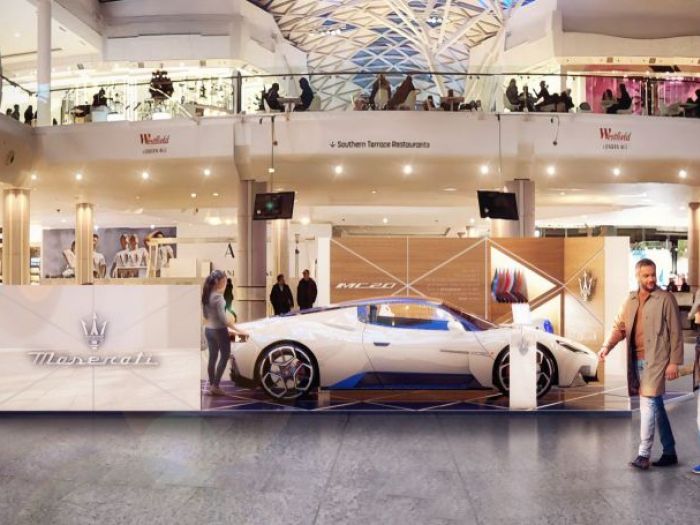 Archisio - Edoardo Fabbroni - Progetto Maserati temporary space 2020