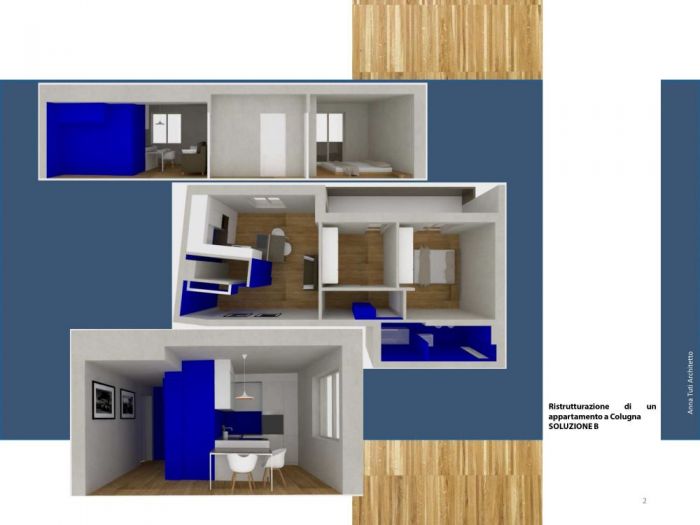 Archisio - Anna Tuti - Progetto Ristrutturazione di un appartamento