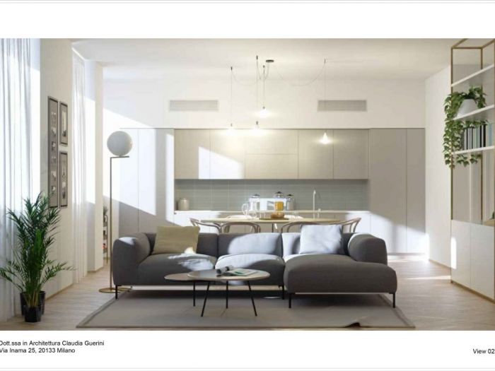 Archisio - Claudia Guerini - Progetto Ristrutturazione appartamento