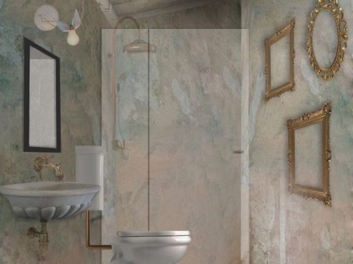 Archisio - Chiara Santi - Progetto Progetto per bagno in stile dlabr