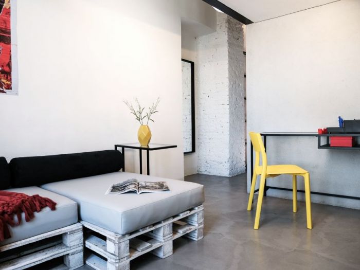 Archisio - Serenella Home Staging - Progetto Loft pop-industrial