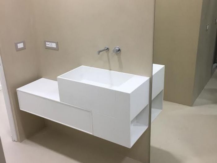 Archisio - Impresa Edile Ctbm - Progetto Bagno con rivestimento e pavimento in marmo