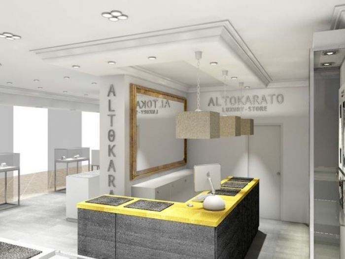 Archisio - Andrea Pontoglio - Progetto Altokarato cc la grande mela verona - luxury store