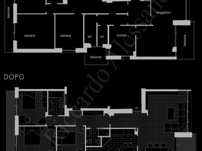 Archisio - Riccardo Alessandroni - Progetto Appartamento nel cuore di roma