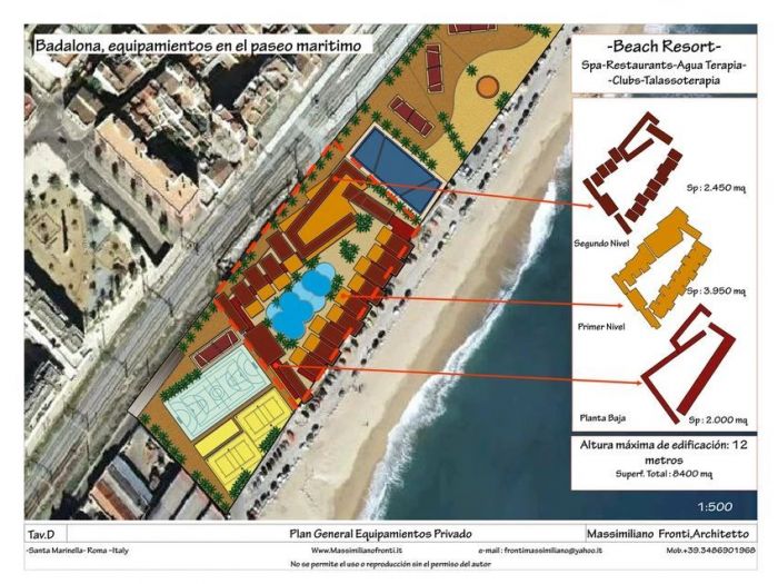 Archisio - Massimiliano Fronti - Progetto Public development beach front