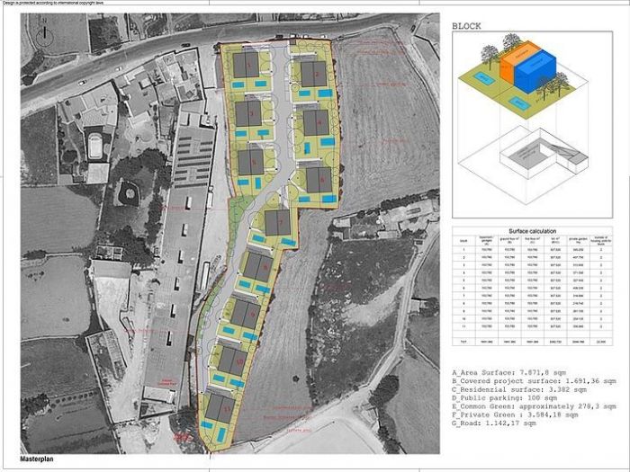 Archisio - Studio Bugna - Progetto Masterplan intervento complesso residenziale a maghatab-malta
