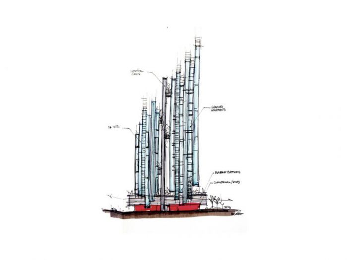 Archisio - Bicuadro - Progetto Al sofouh marina towers hotel e residence dubai