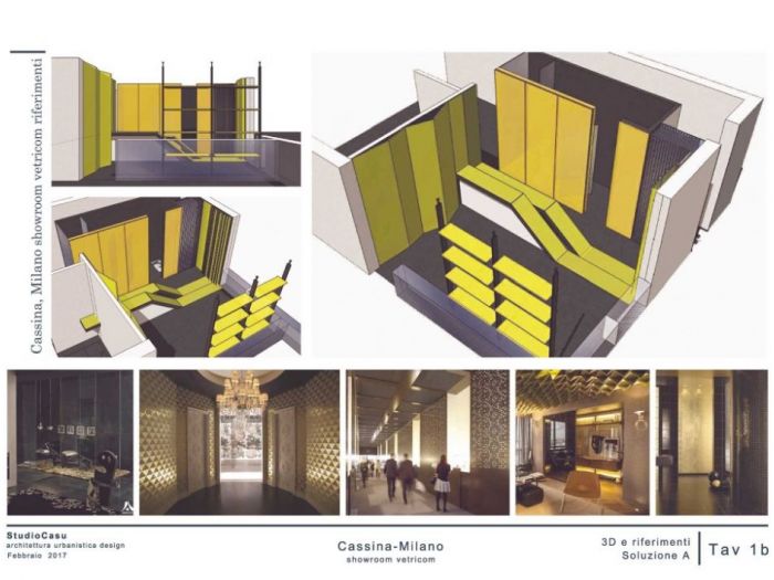 Archisio - Studiocasu Architettura Urbanistica Design - Progetto Showroom vetricom