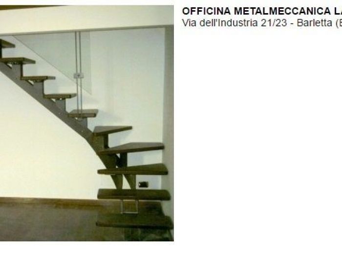Archisio - Officina Metalmeccanica Lanotte - Progetto Scale materiali utilizzati