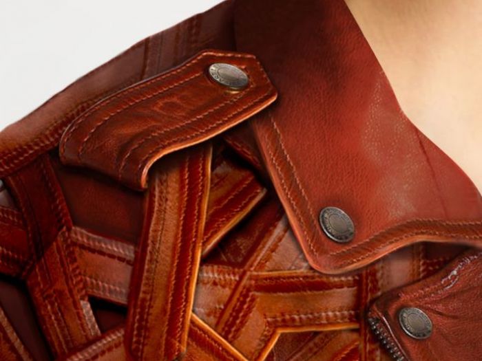 Archisio - Gessica Donati - Progetto Intrigue leather jacket