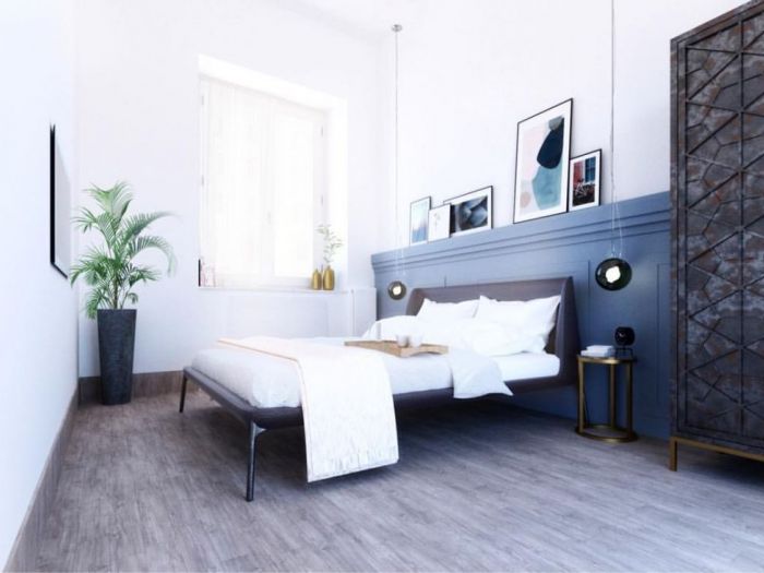 Archisio - Mario Imperato - Progetto Eclectic bedroom in an amazing holiday apartment in rome