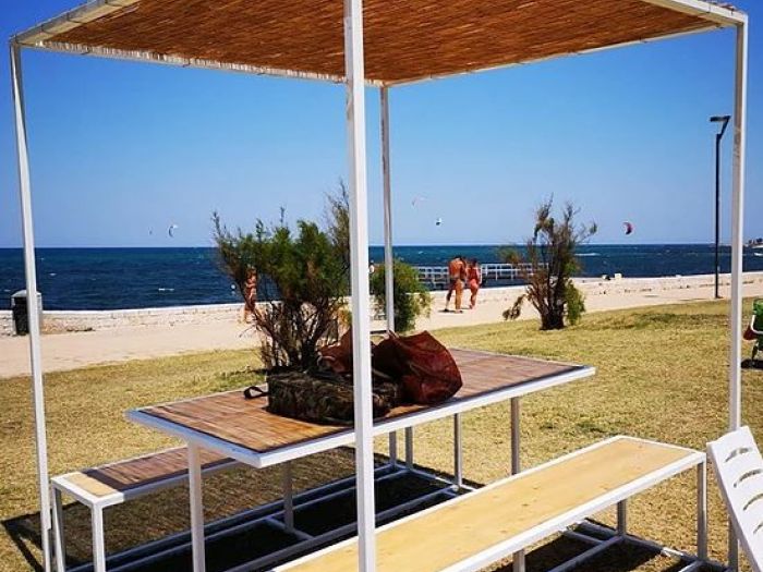 Archisio - Studio Bugna - Progetto Progetto allestimento spiaggia di torre quetta - bari