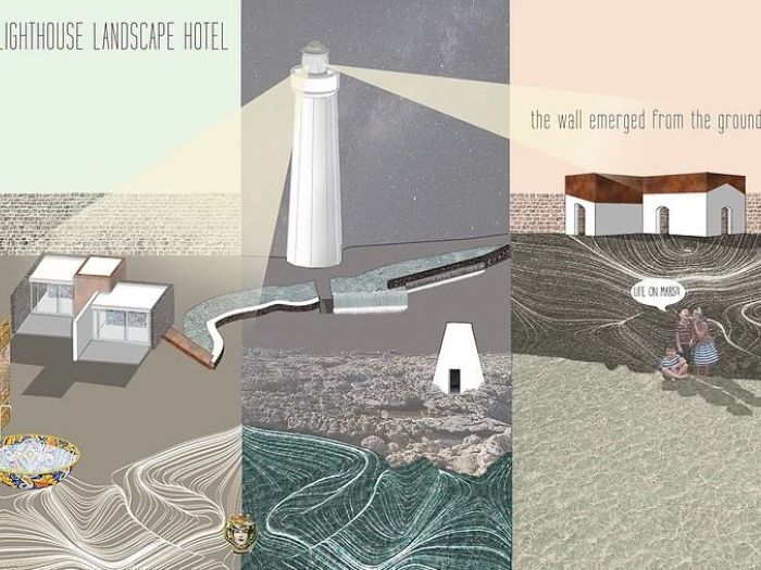 Archisio - Studio Bugna - Progetto Concorso lighthouseSea-hotel - siracusa