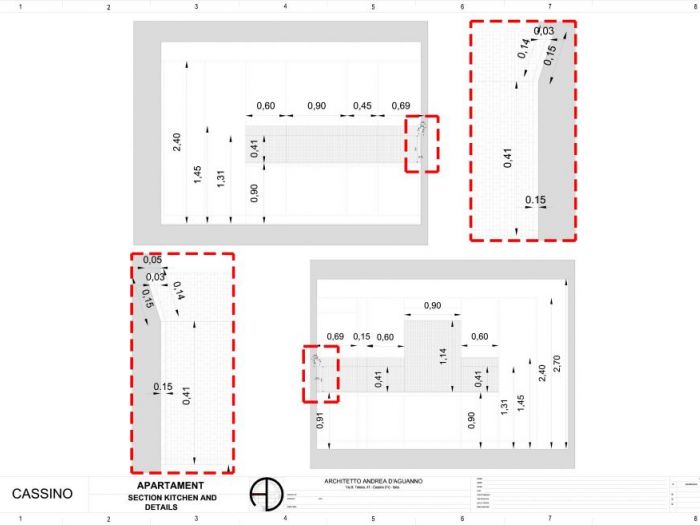Archisio - Andrea Daguanno - Progetto Ristrutturazione di un appartamento