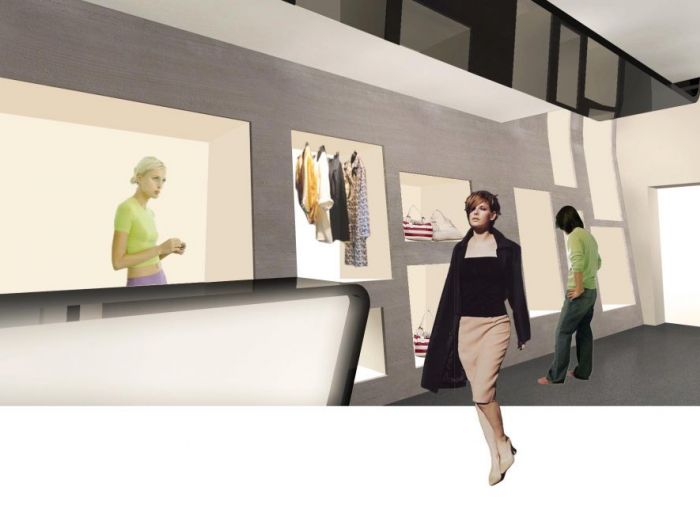 Archisio - Luca Longu - Progetto Interiors negozio abbigliamento abano laziale