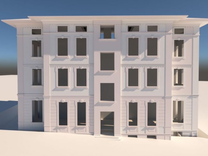 Archisio - Andrea Daguanno - Progetto Proposta di restyling esterno di una palazzina storica