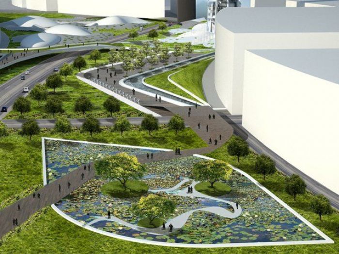 Archisio - B P Architetti - Progetto Taichung gateway parktaiwan