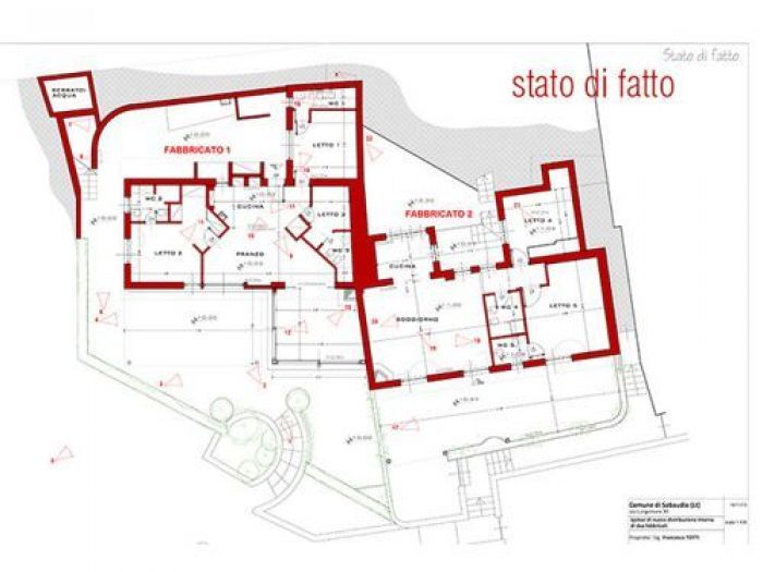 Archisio - Sebastiano Causo - Progetto Accorpamento e ristrutturazione di due ville unifamiliari