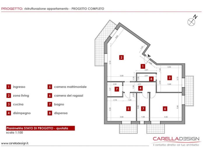 Archisio - Carella Design - Progetto Progetto di ristrutturazione