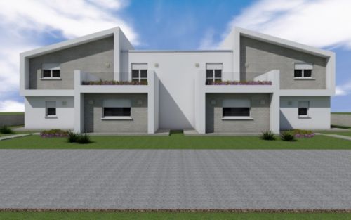 Archisio - Omnia 1929 Servizi E Consulenze Immobiliari - Progetto Hs b240-186 t31 villa bifamiliare