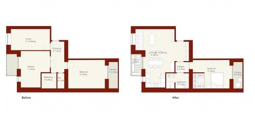 Archisio - Claudia Guerini - Progetto Ristrutturazione appartamento cod ucr