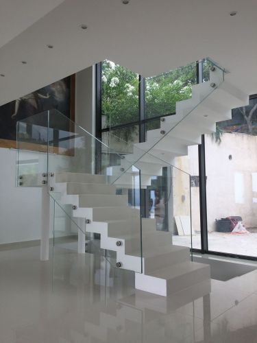 Archisio - Grigoletto Glass Technology - Progetto Parapetti scale box docciaporte