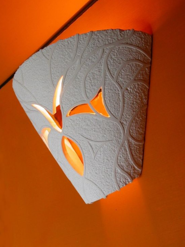 Archisio - La Pietra Di Luca - Progetto Sculture luminose a parete illuminazione led coppie di applique applique