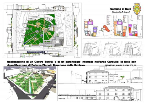 Archisio - Leopoldo Esposito Architetto - Progetto Centro servizi e di un parcheggio sotterraneo nellarea ex carducci del comune di nola na