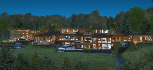 Archisio - Pagano - Progetto Villa in legno akulinino