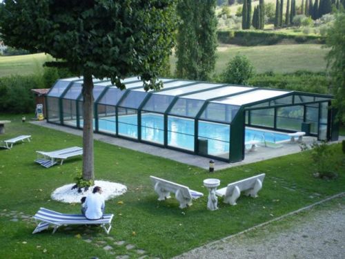 Archisio - Astra Piscine - Progetto Coperture telescopiche