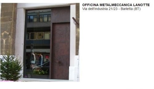 Archisio - Officina Metalmeccanica Lanotte - Progetto Vetrine negozi