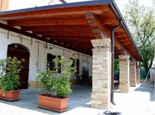 Archisio - Edilmanfre srl - Progetto Porticati in muratura legno e pietra