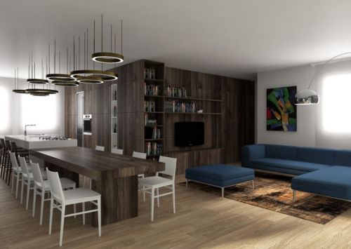 Archisio - Dario Poles - Progetto Interior design casa giare