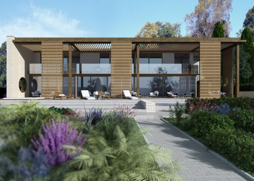 Archisio - Mm Rendering Studio - Progetto Villa carina - progetto by studio arch Zaetta - feltre bl