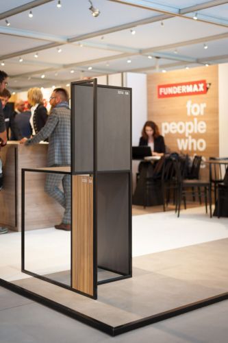 Archisio - Filippo Saponaro Architetto - Progetto Concept e progetto stand fundermax- scicam