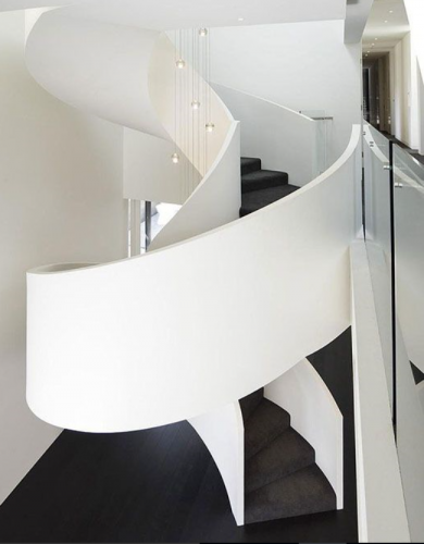 Archisio - Fusco srl - Progetto Yuu scale scatolate a spirale