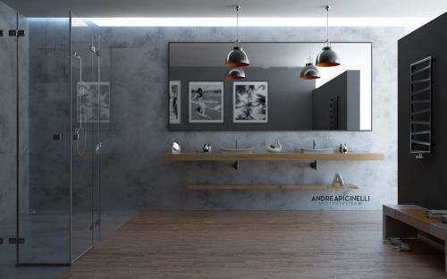 Archisio - Andrea Picinelli - Progetto Bathroom - andres hotel