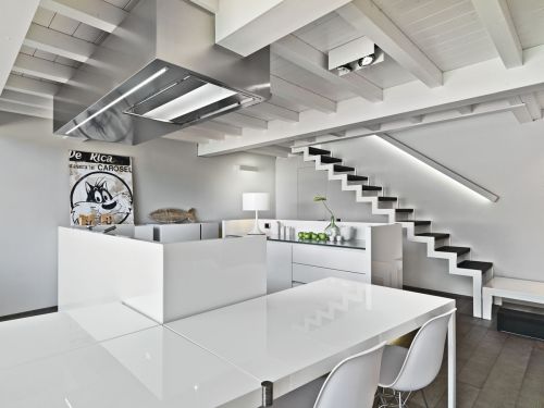 Archisio - Adriano Pecchio - Progetto Loft total white