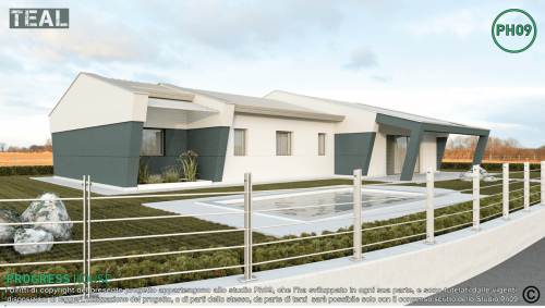 Archisio - Studiop09 - Progetto Villa teal