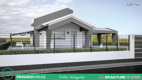 Archisio - Studiop09 - Progetto Villa 09 sfumature di grigio