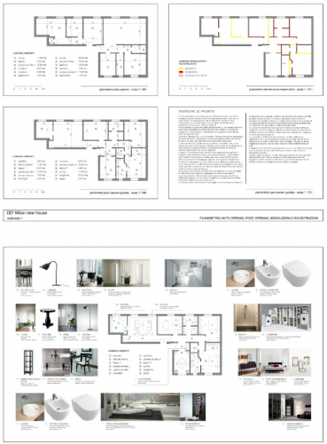 Archisio - Gianluca Ferranti - Progetto Appartamento 150 mq milano