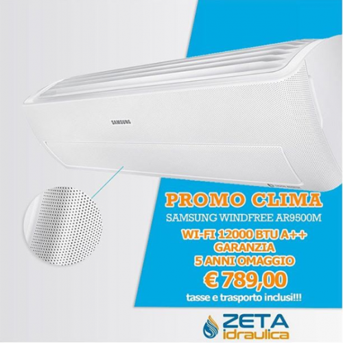 Archisio - Zeta Idraulica - Progetto Samsun ar9500 monospit wi-fi 12000 btu a