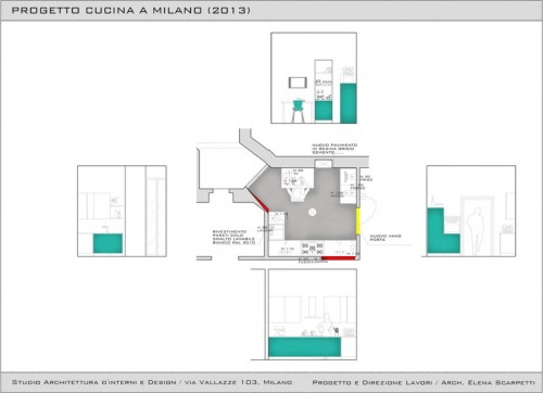 Archisio - Elena Scarpetti - Progetto Cucina