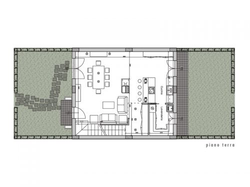 Archisio - Pasquale De Angelis - Progetto Progettazione di interni di una villa a schieraFiumefreddo ct 2011