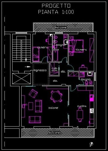 Archisio - Antonio Morese - Progetto Ristrutturazione di appartamento uso abitazione