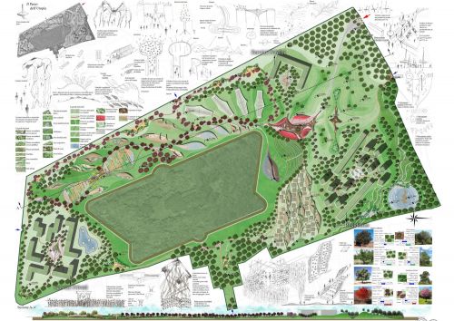 Archisio - Maurizio Di Curzio - Progetto Parco utopia - progetto universitario