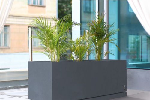 Archisio - D Materials - Progetto Regular planter with saucer