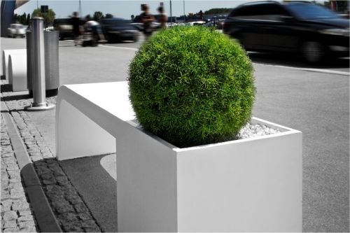 Archisio - D Materials - Progetto Harmony bench-planter